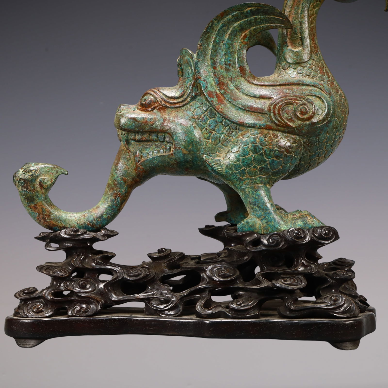 A Exquisite Bronze Bird Ornament - 3