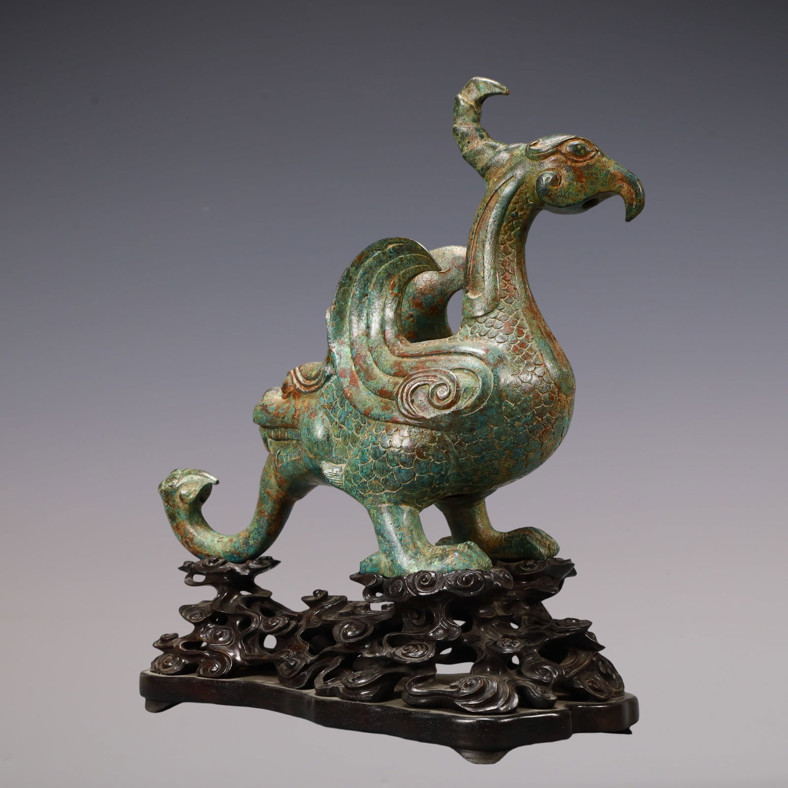 A Exquisite Bronze Bird Ornament - 4