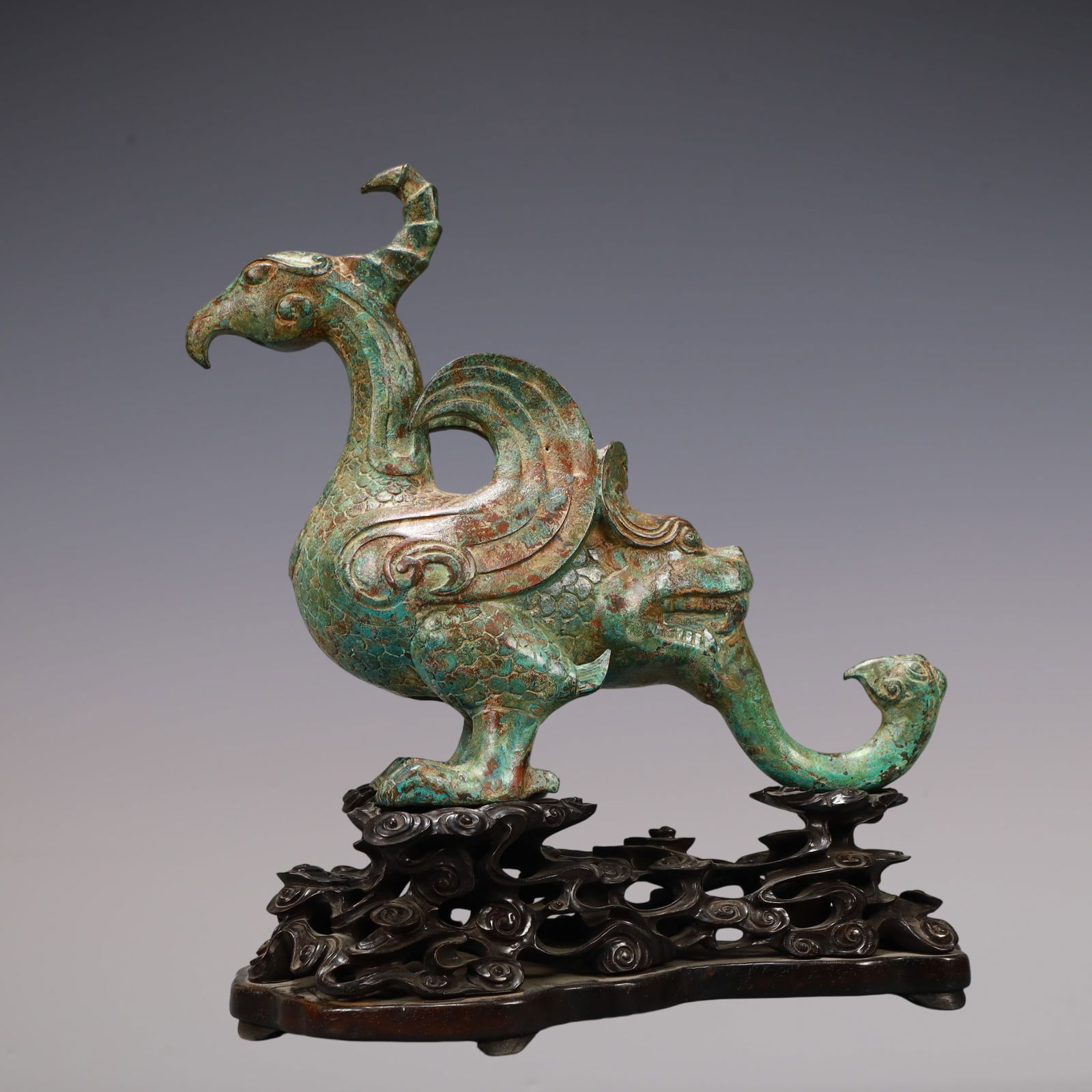 A Exquisite Bronze Bird Ornament - 7