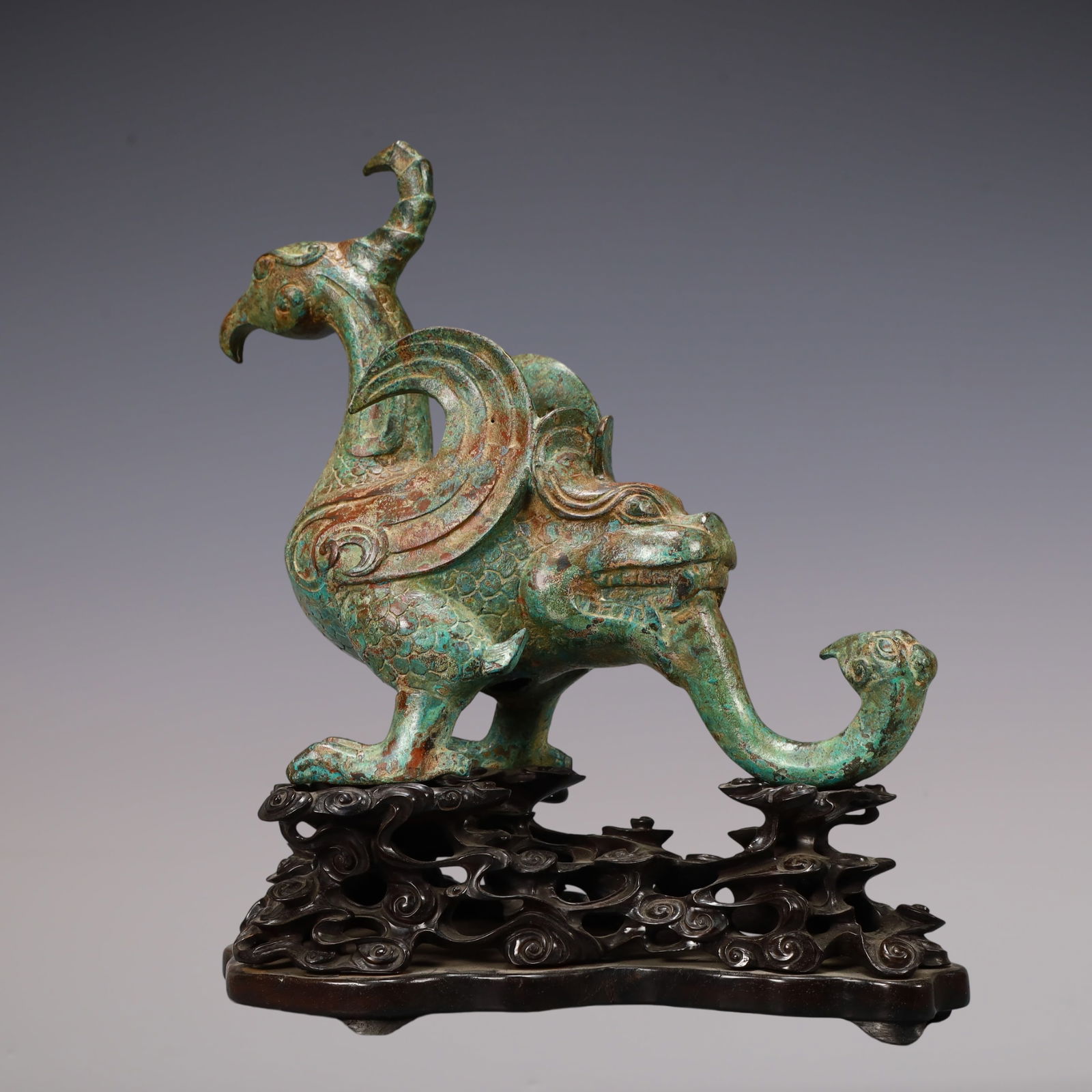 A Exquisite Bronze Bird Ornament - 8