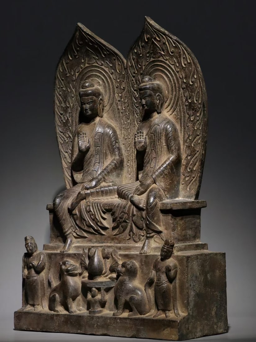 An Exquisite Limestone Buddha Statue - 3