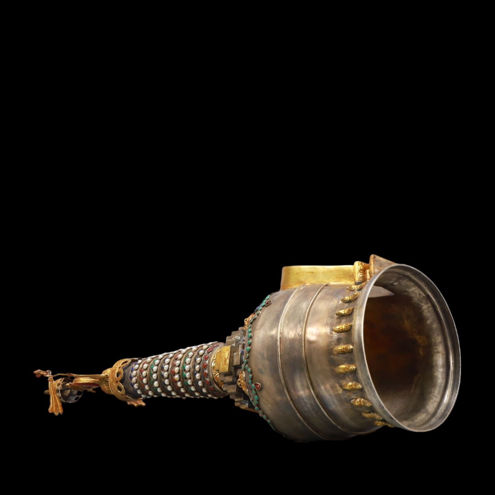 A Exquisite Gilt Silver Pagoda - 10