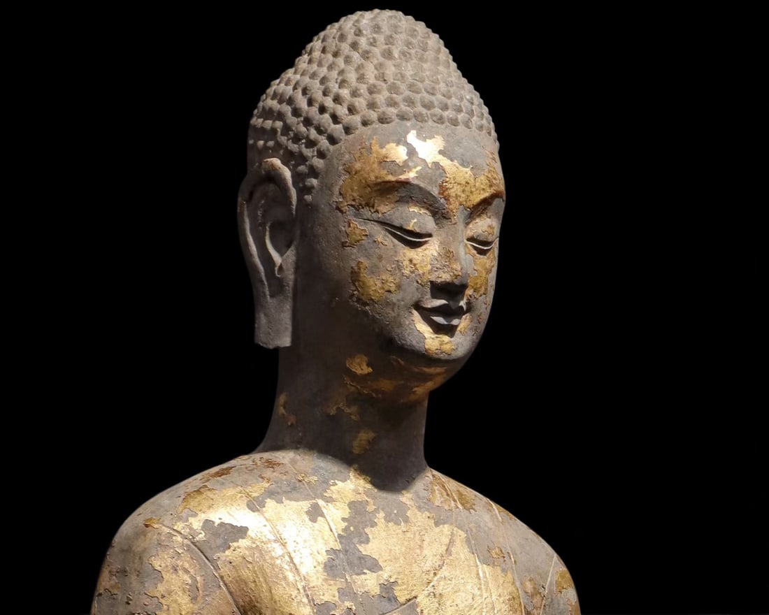 An Exquisite Limestone Buddha Statue - 4