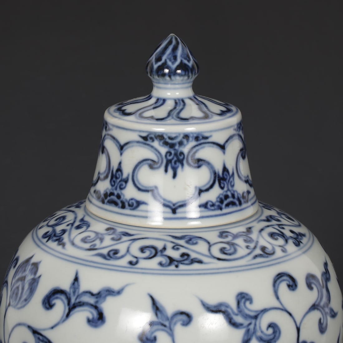 An Exquisite Blue and White Lotus Pattern Vase - 3