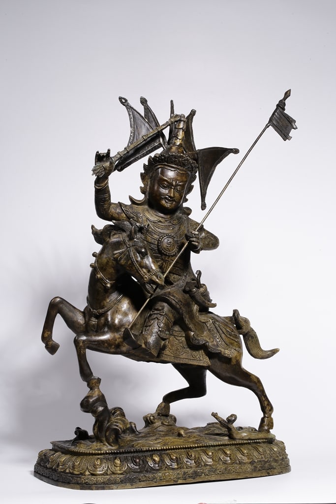 An Exquisite Bronze Buddha Statue - 6