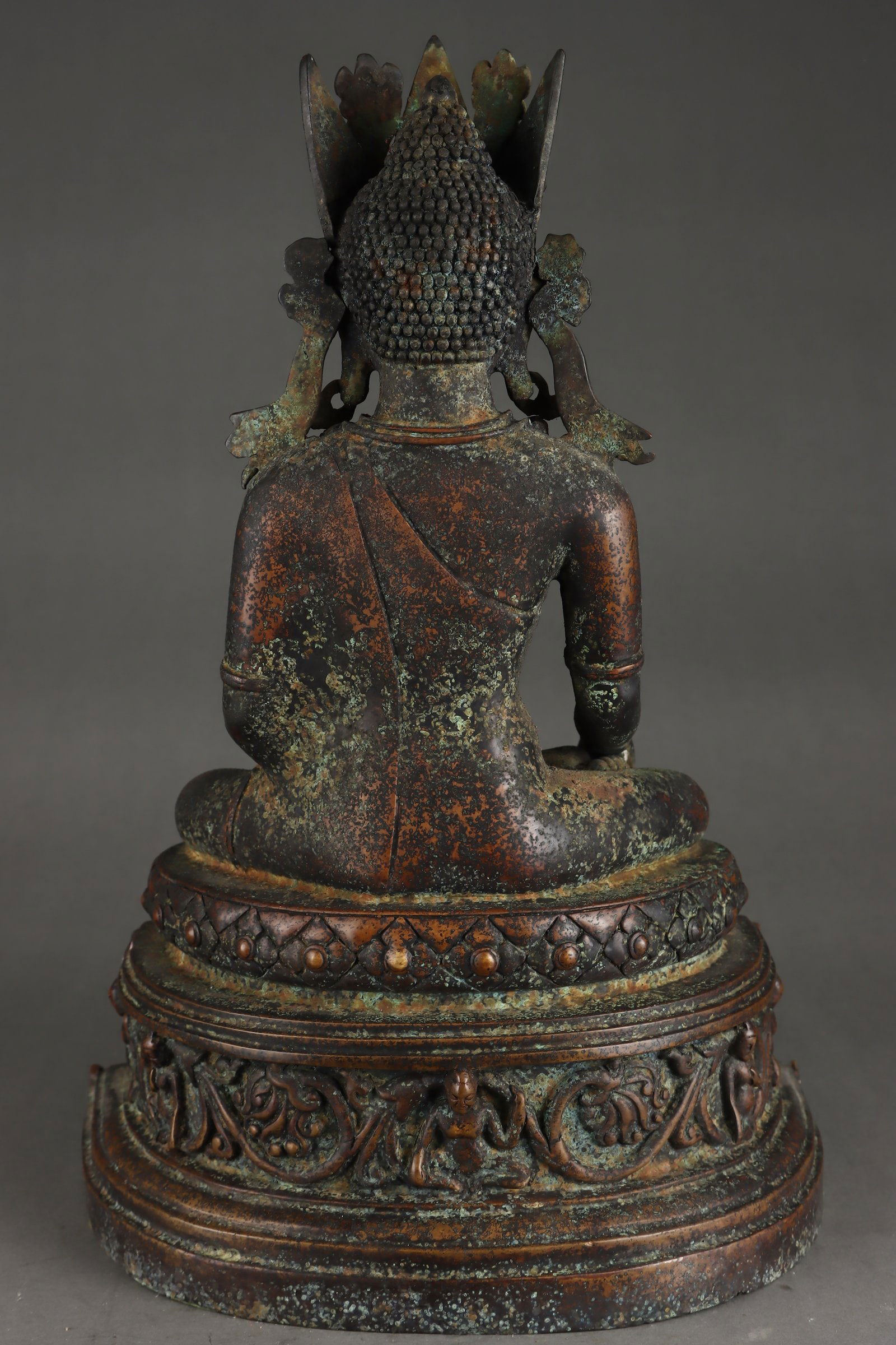 An Exquisite Bronze Buddha Statue - 4