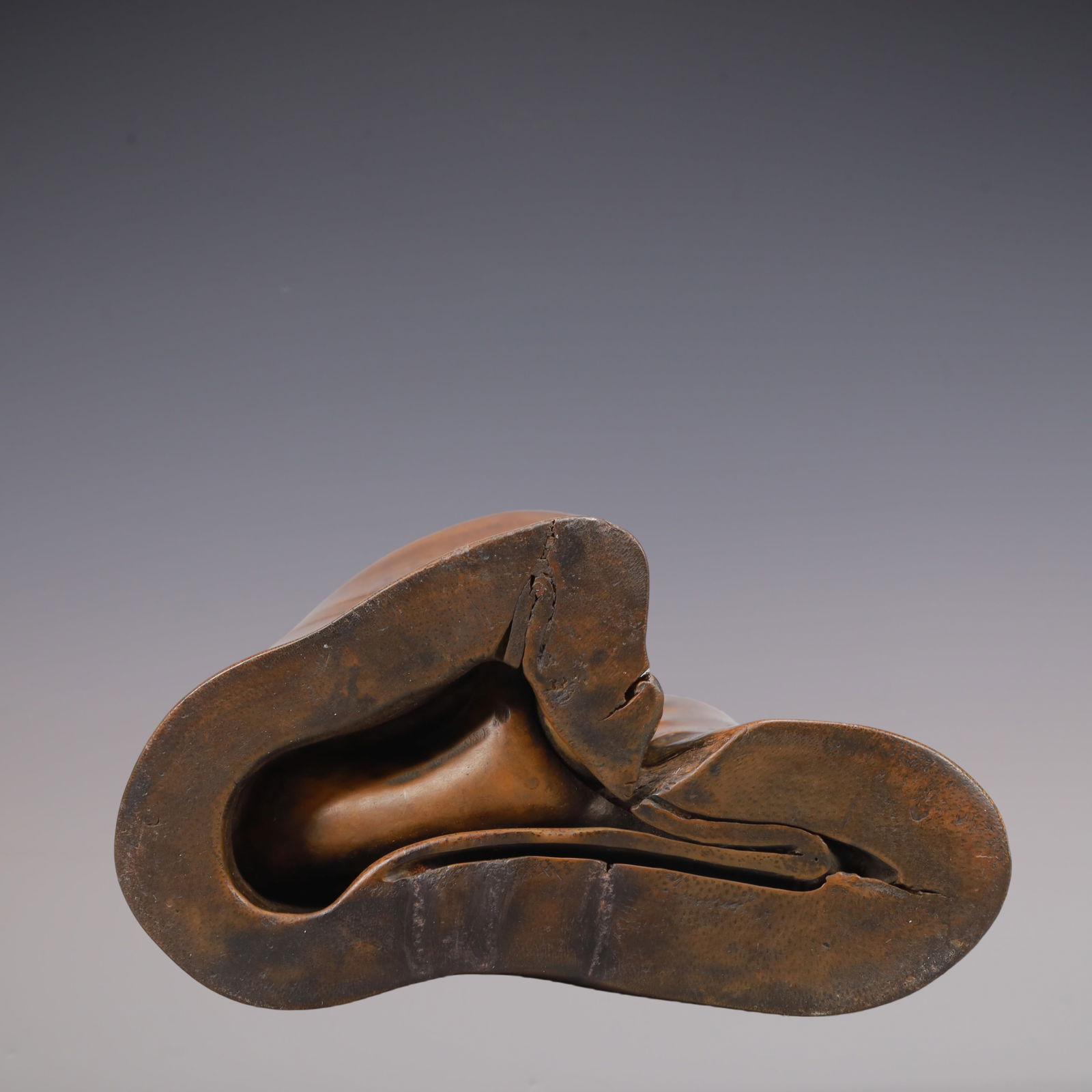 A Exquisite Bamboo Flower Pattern with poem Brush Pot - 6