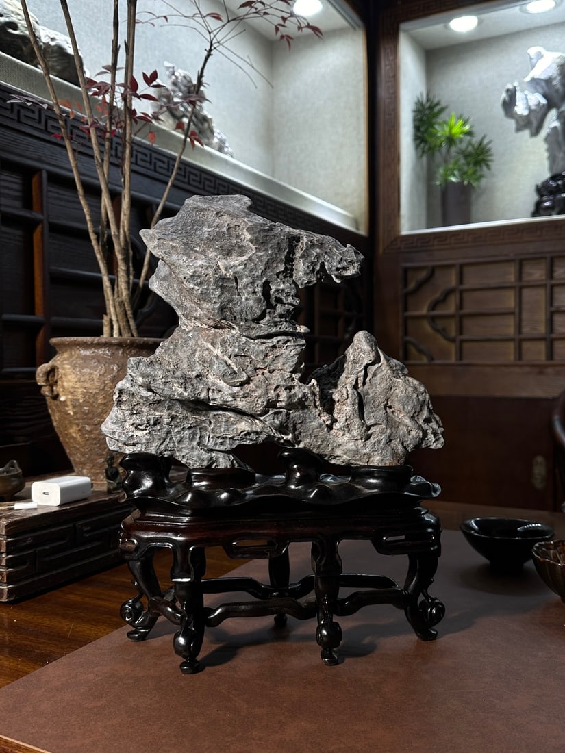 An Exquisite Lingbi Stone Ornament - 7