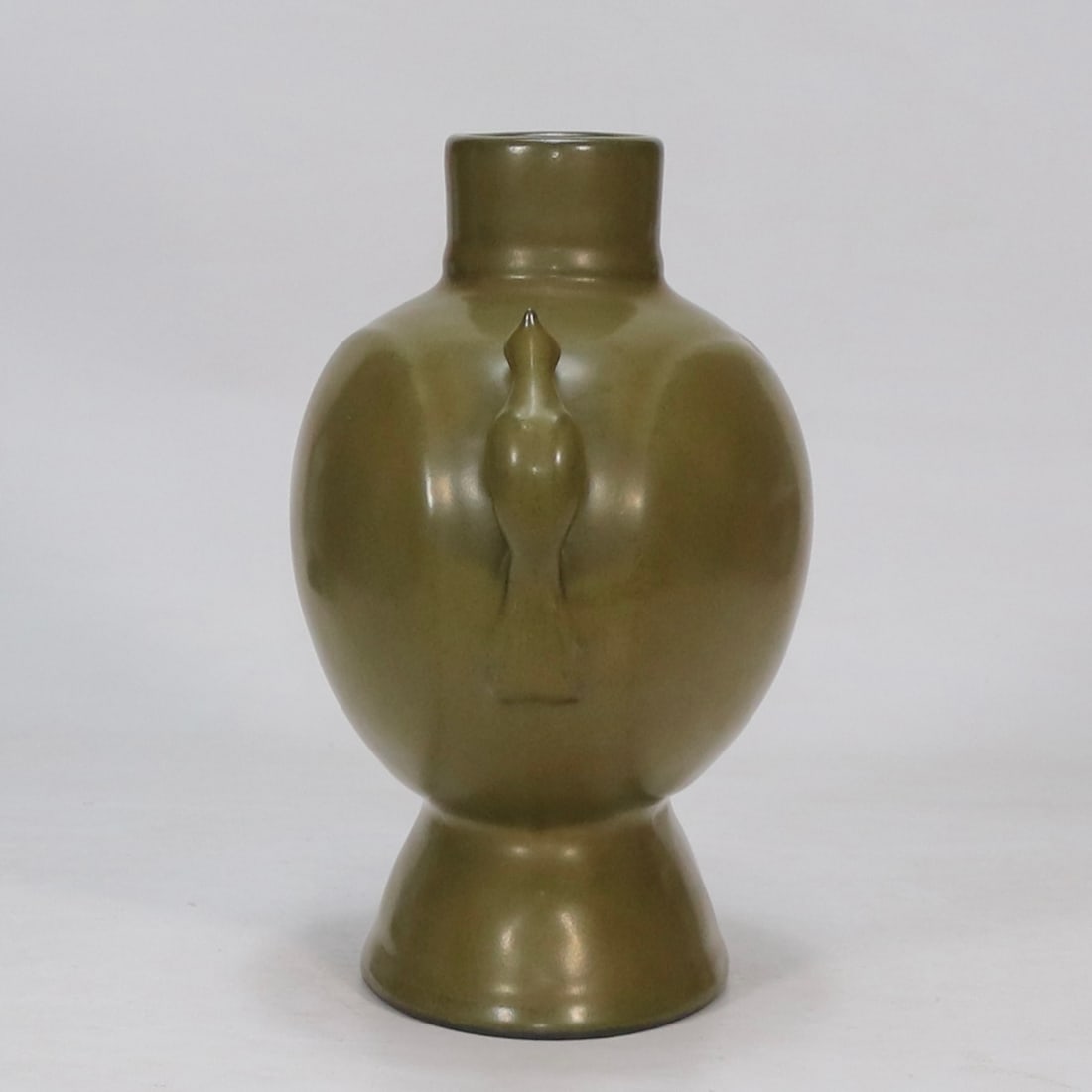An Exquisite Teadust Glazed Double-Ears Vase - 2