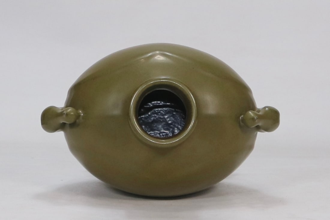 An Exquisite Teadust Glazed Double-Ears Vase - 5