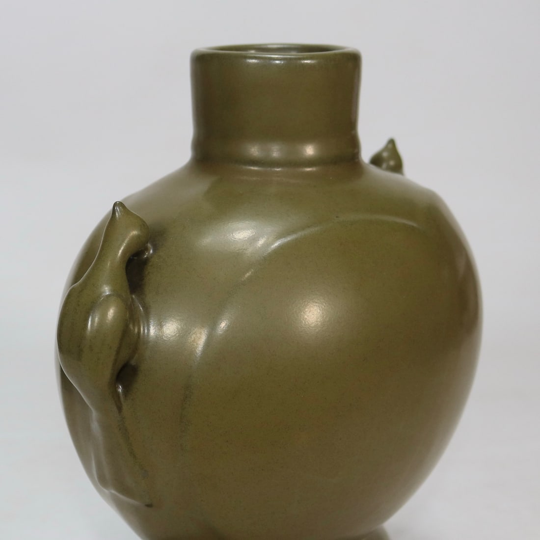 An Exquisite Teadust Glazed Double-Ears Vase - 8