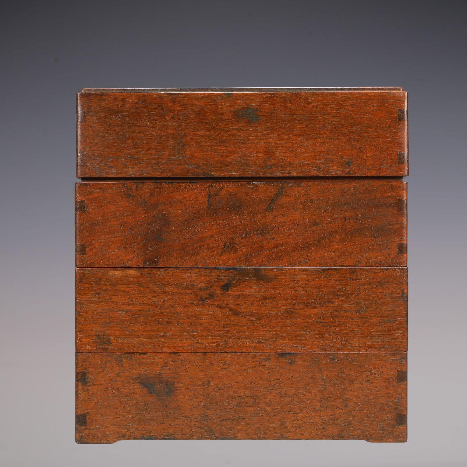 A Exquisite Zitanwood Flower Pattern Box - 6