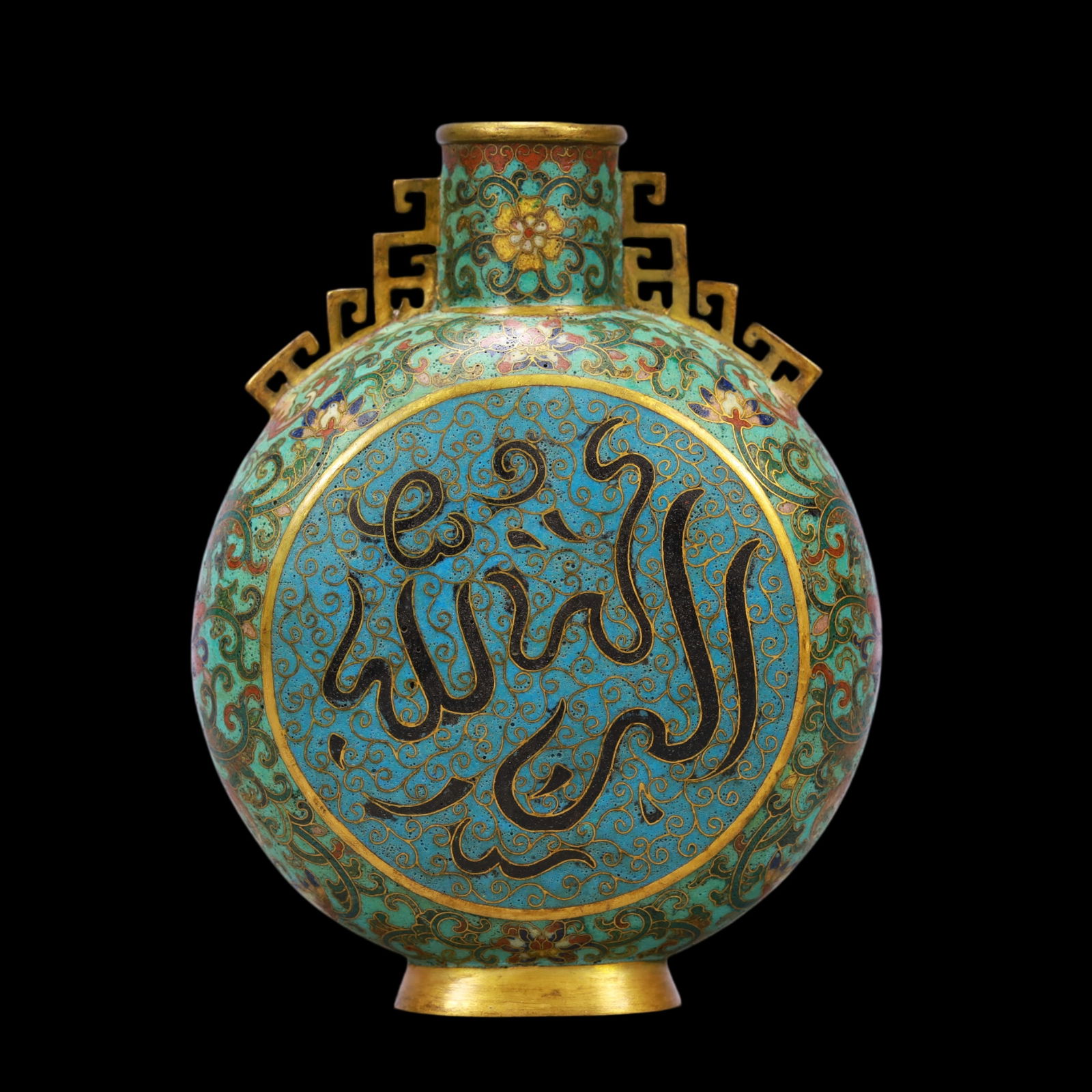 A Exquisite Cloisonne Lotus Pattern Vase - 5