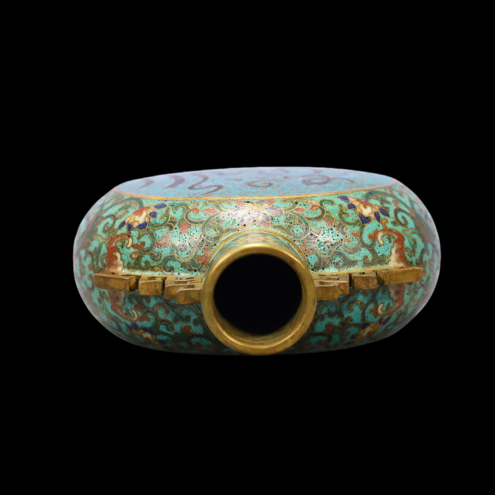 A Exquisite Cloisonne Lotus Pattern Vase - 6