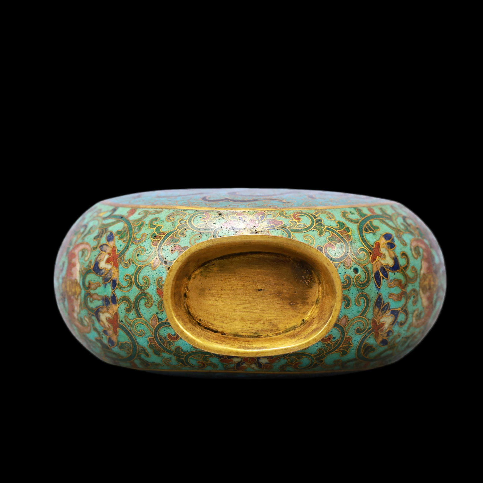 A Exquisite Cloisonne Lotus Pattern Vase - 7