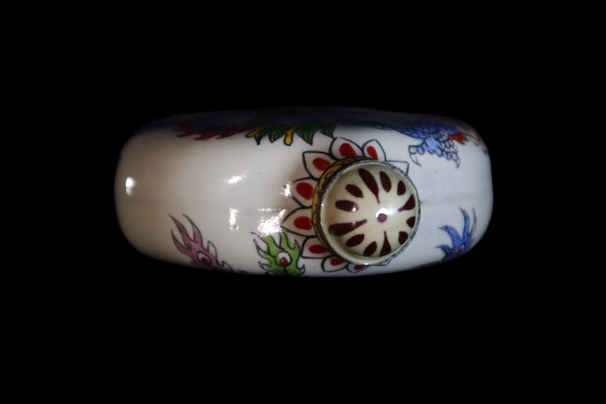 An Exquisite Cloisonne Dragon Pattern Snuff Bottle - 6