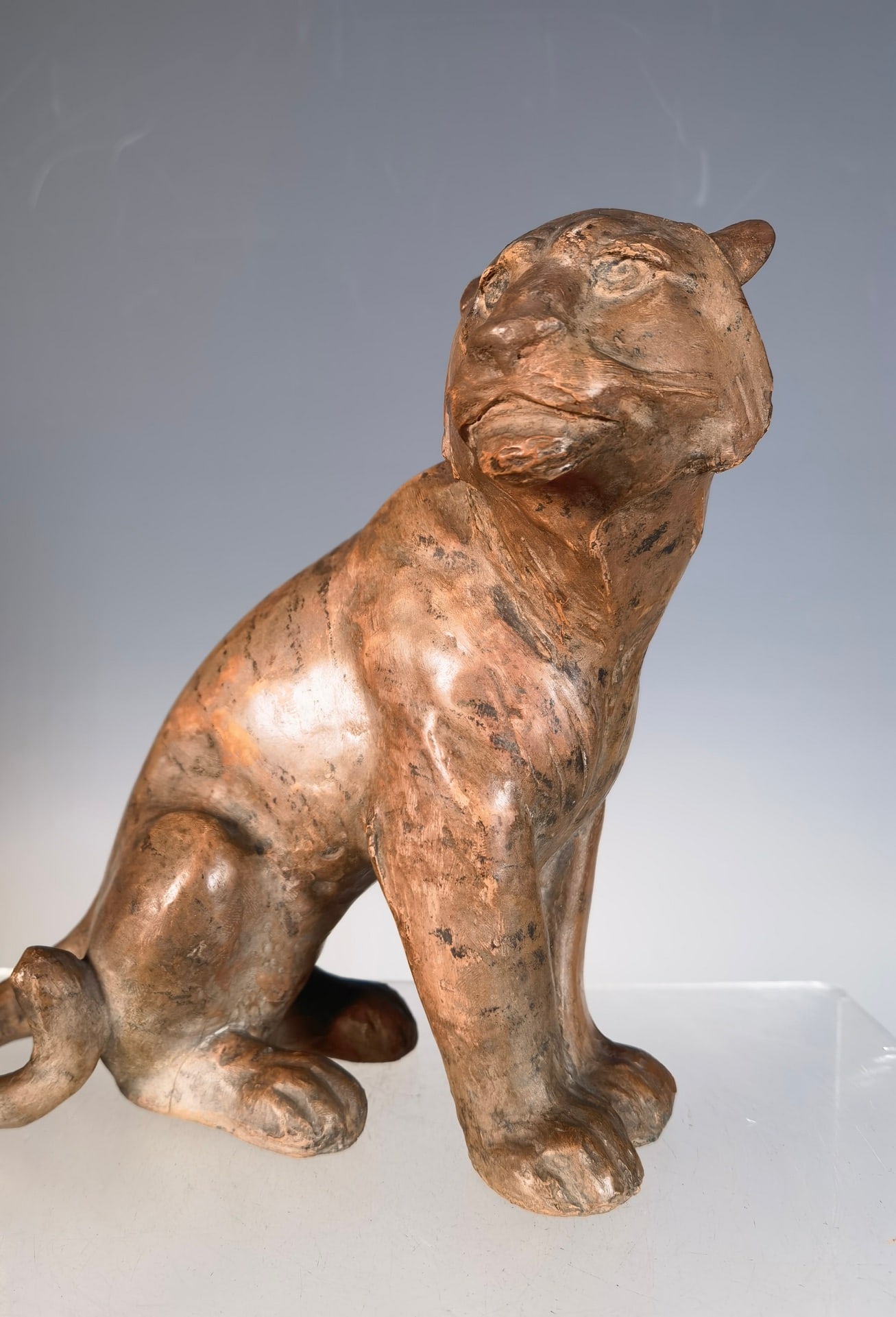 An Exquisite Wooden Tiger Ornament - 4