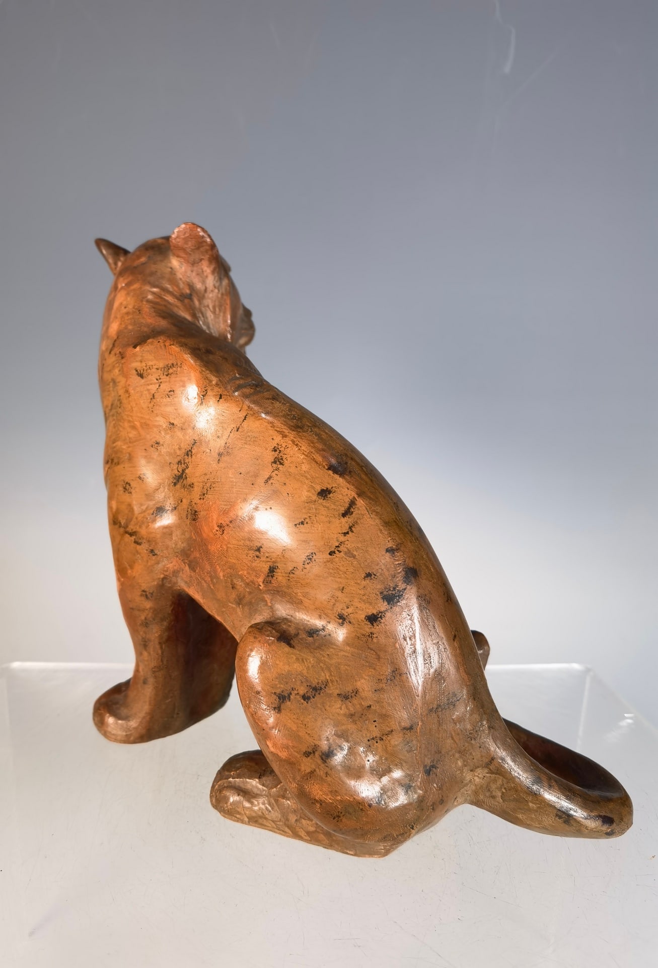 An Exquisite Wooden Tiger Ornament - 6