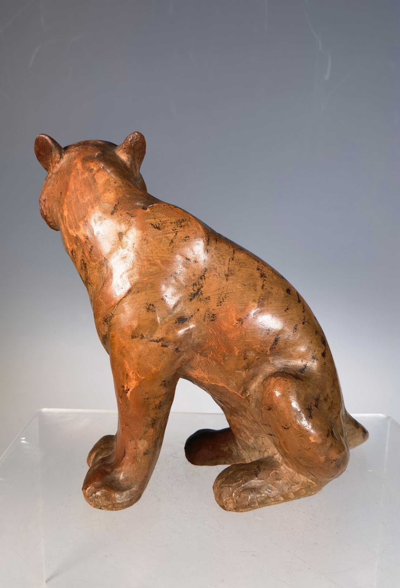 An Exquisite Wooden Tiger Ornament - 8