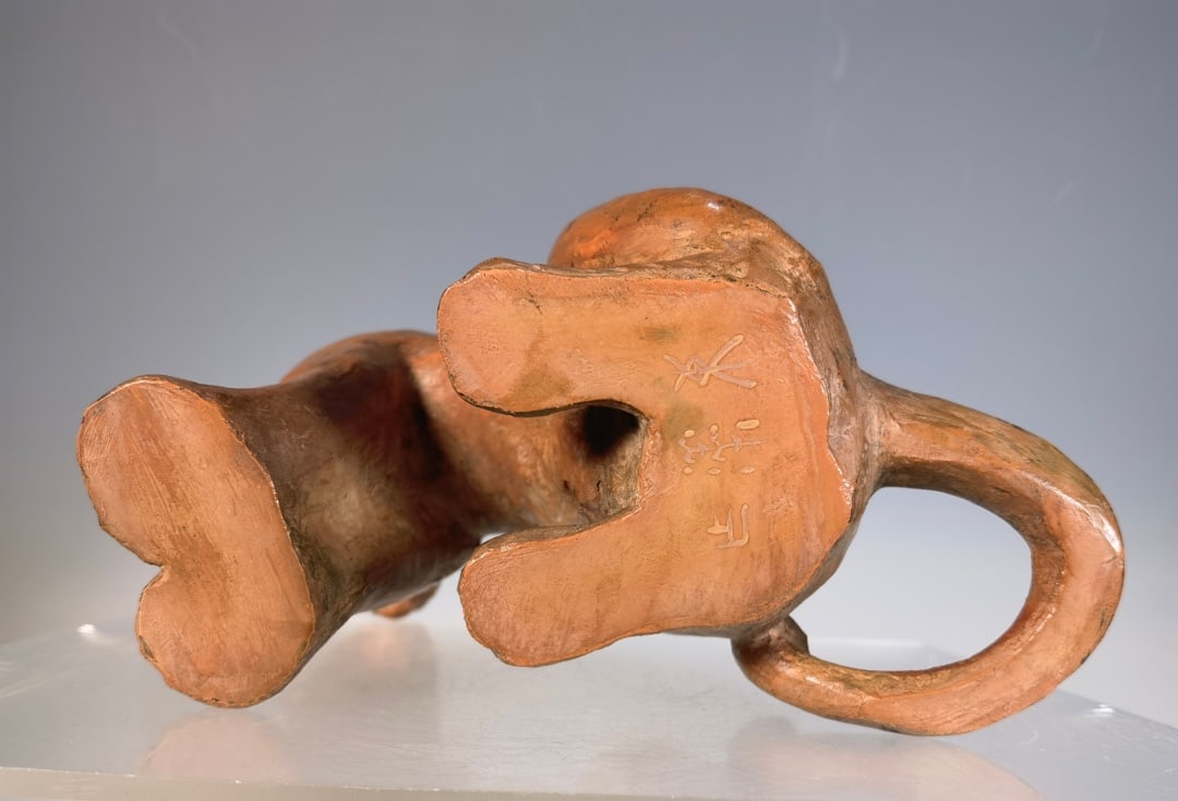 An Exquisite Wooden Tiger Ornament - 9