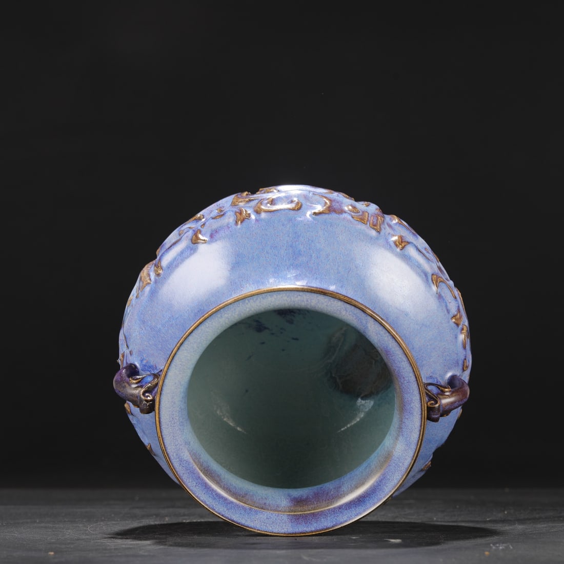 An Exquisite Jun yao Double-Ears Censer - 4