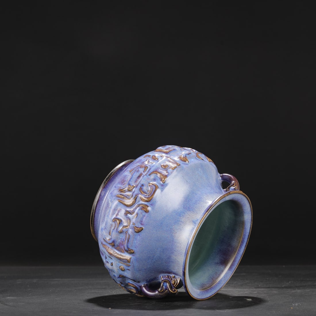 An Exquisite Jun yao Double-Ears Censer - 5