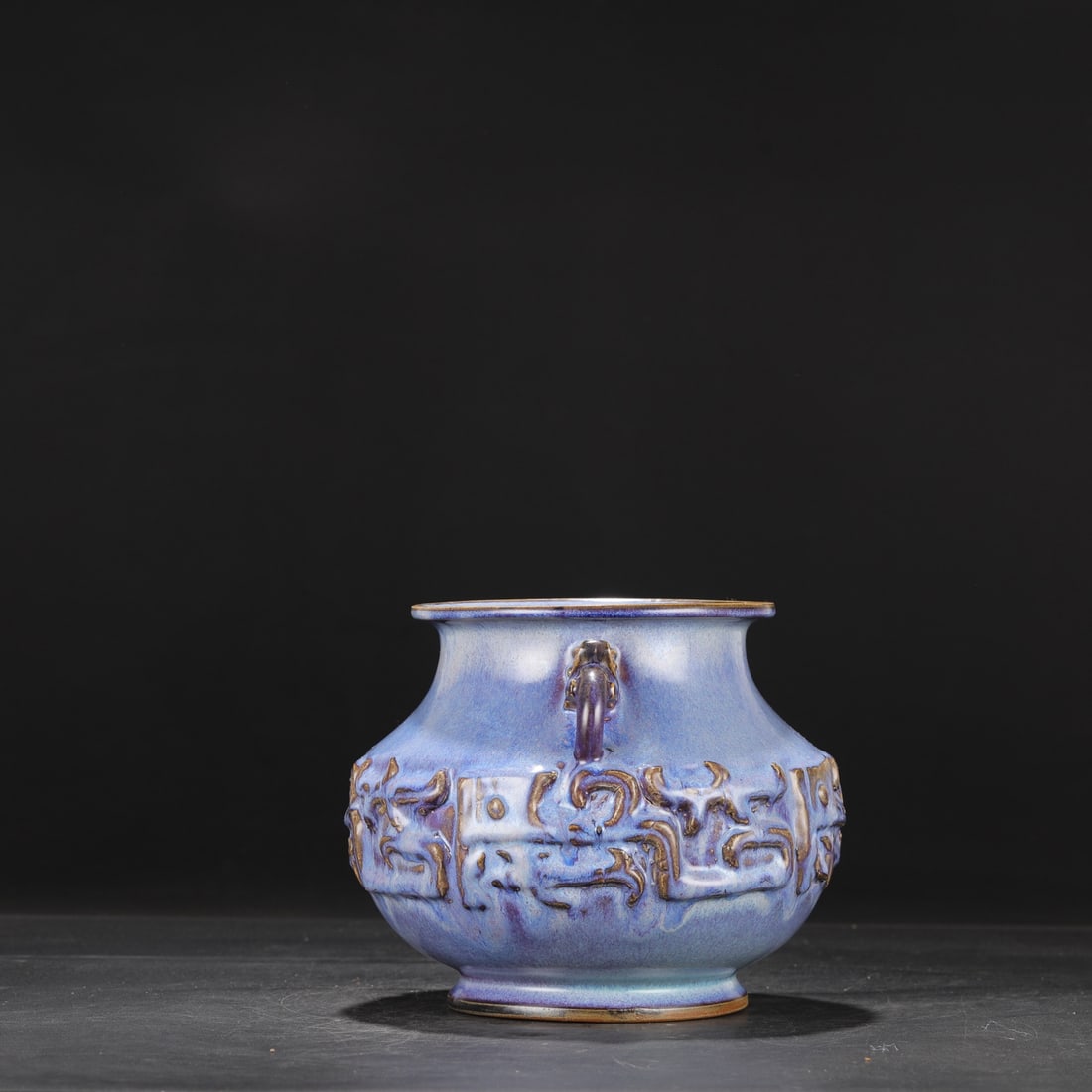 An Exquisite Jun yao Double-Ears Censer - 6