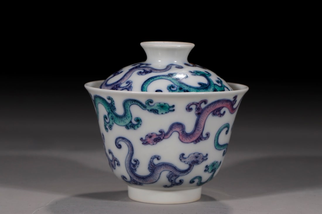 An Exquisite Doucai Dragon Pattern Bowl - 2