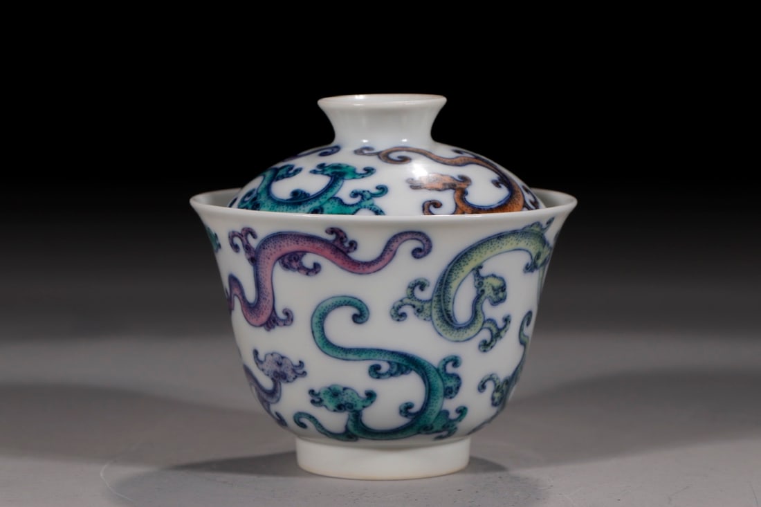 An Exquisite Doucai Dragon Pattern Bowl - 3