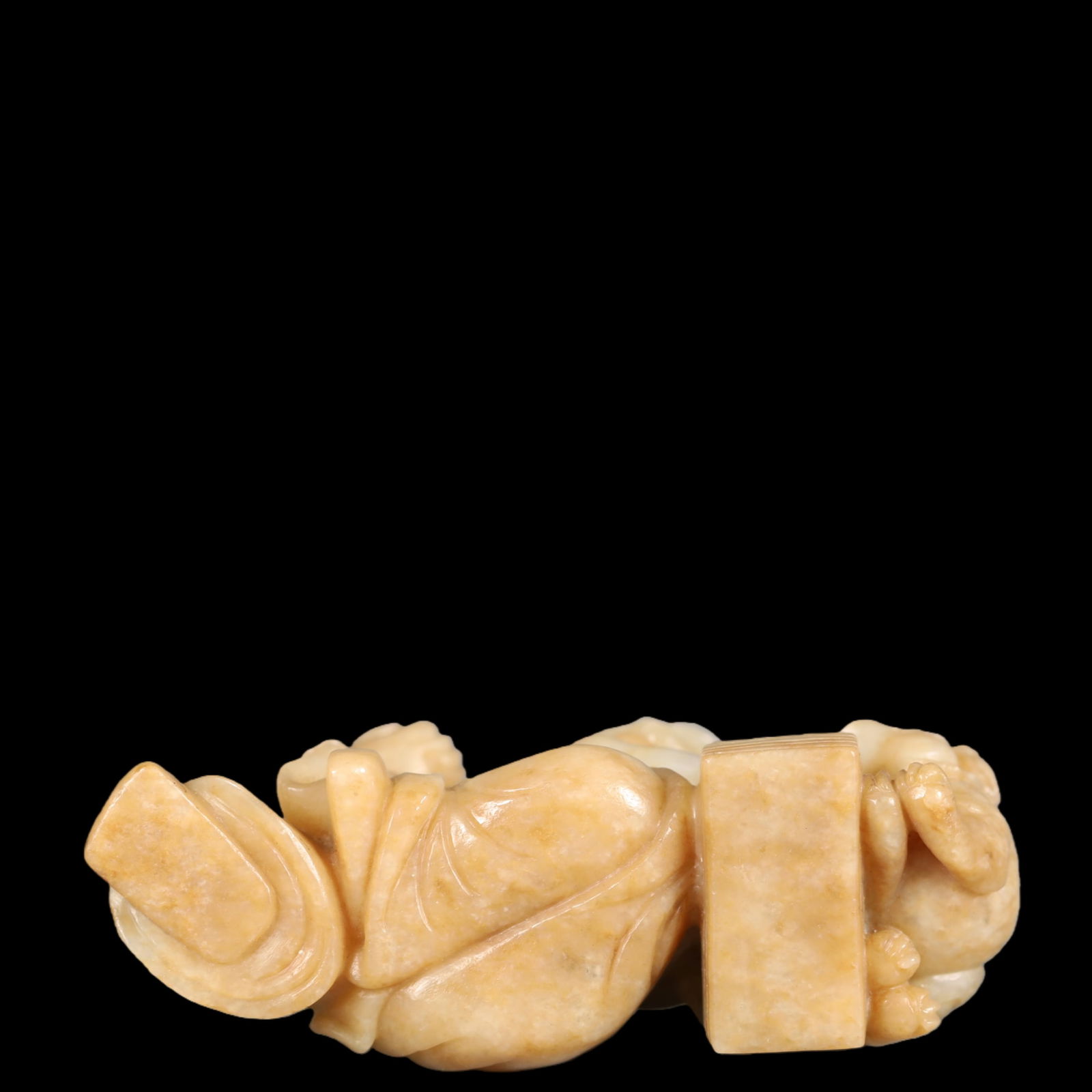 A Exquisite White Jade Figures Ornament - 5