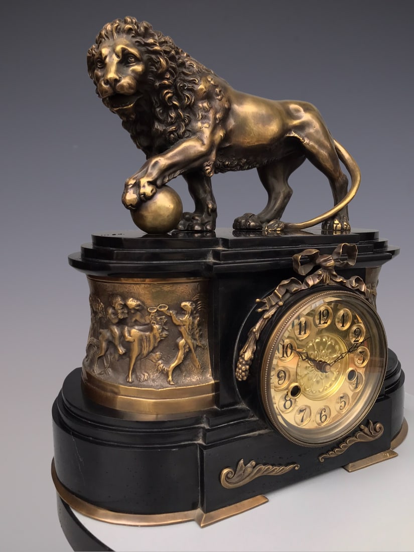 An Exquisite Bronze Character and Story Pattern Clock - 2
