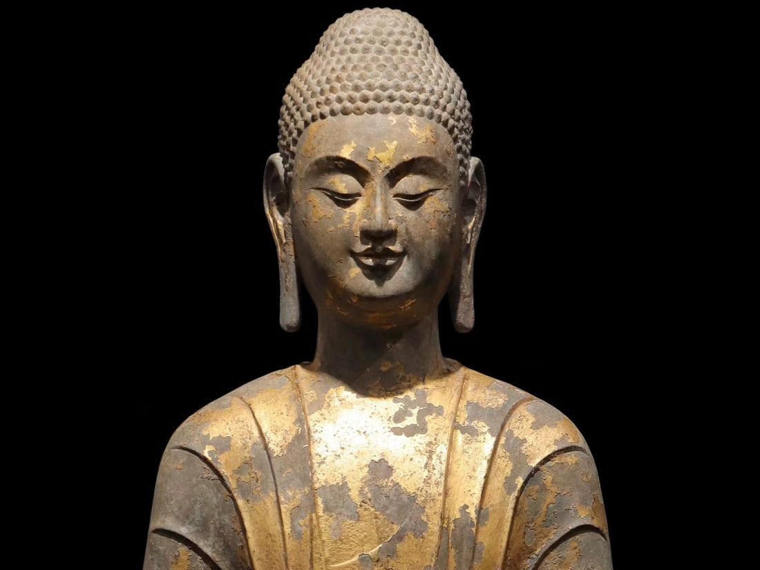 An Exquisite Limestone Buddha Statue - 4