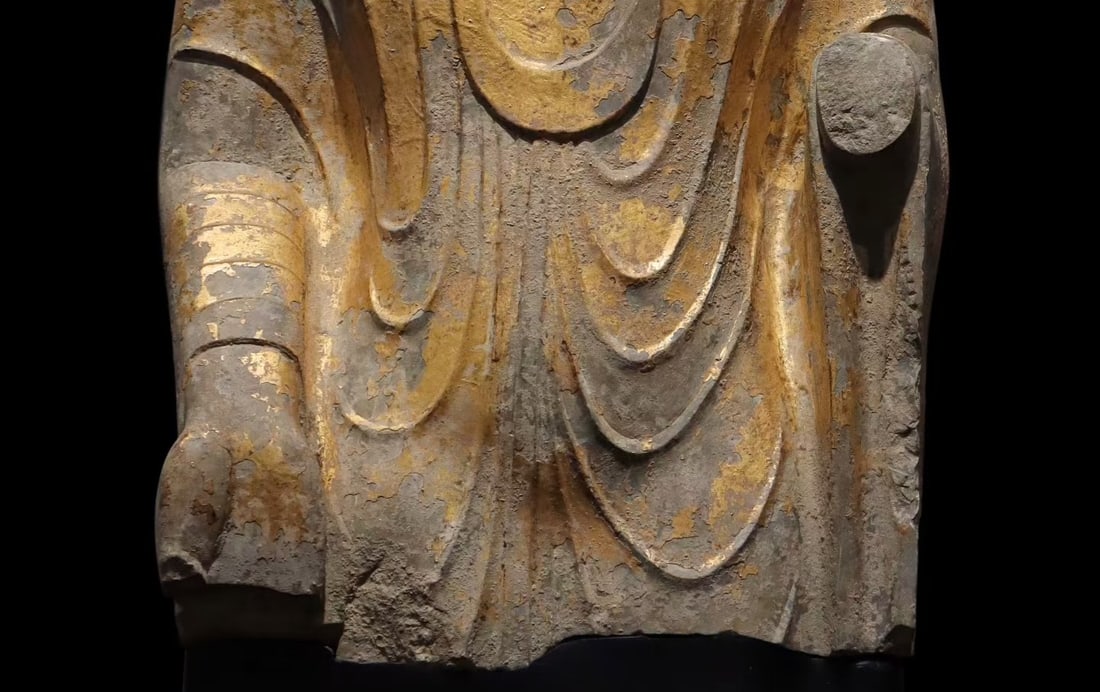 An Exquisite Limestone Buddha Statue - 5