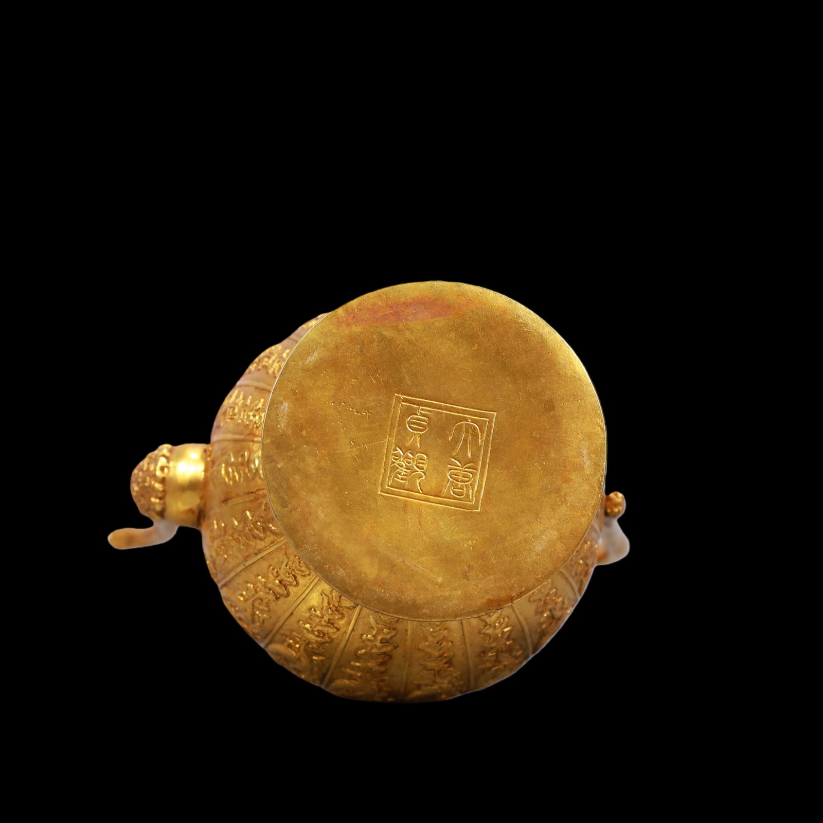 A Exquisite Gilt Bronze Dragon Pattern Ewer - 11