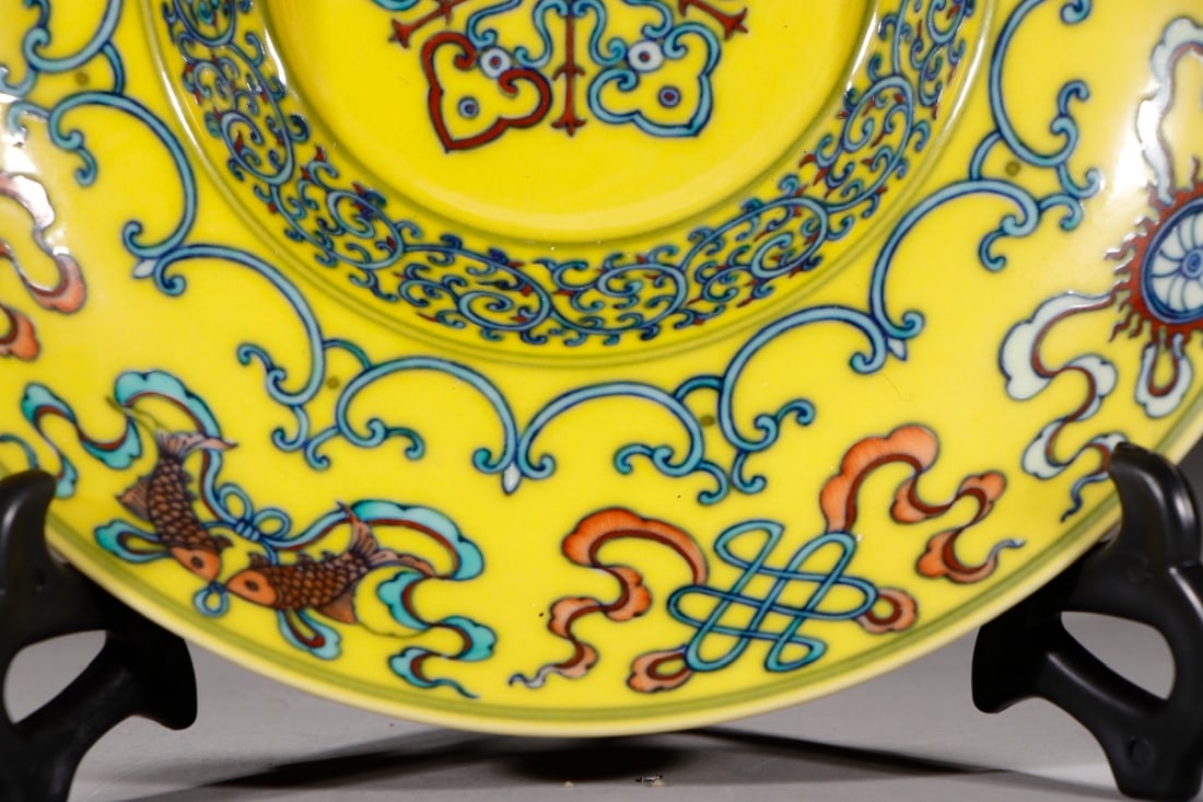 An Exquisite Doucai Lotus Pattern Eight Treasures Pattern Bowl - 4