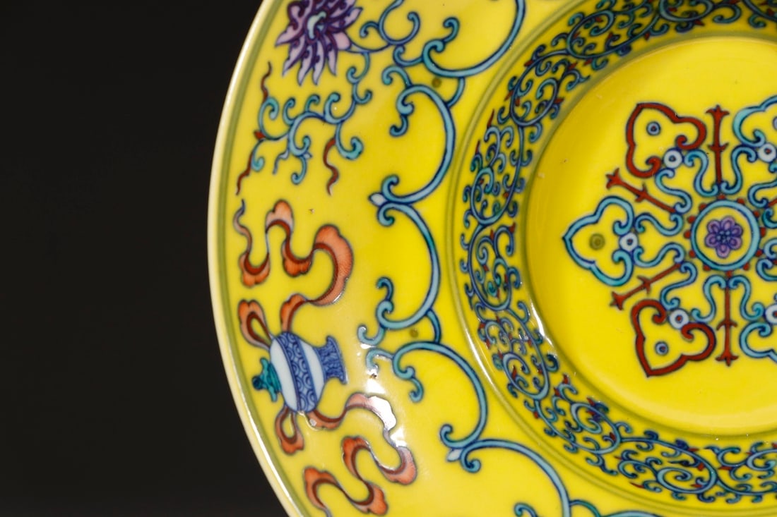 An Exquisite Doucai Lotus Pattern Eight Treasures Pattern Bowl - 5