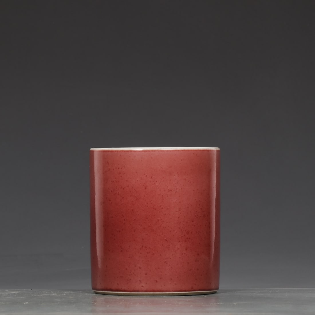 An Exquisite PeachBloom-Glazed Brush Pot - 2