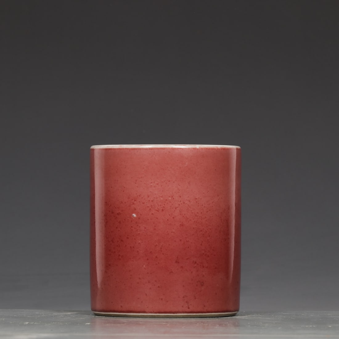 An Exquisite PeachBloom-Glazed Brush Pot - 5