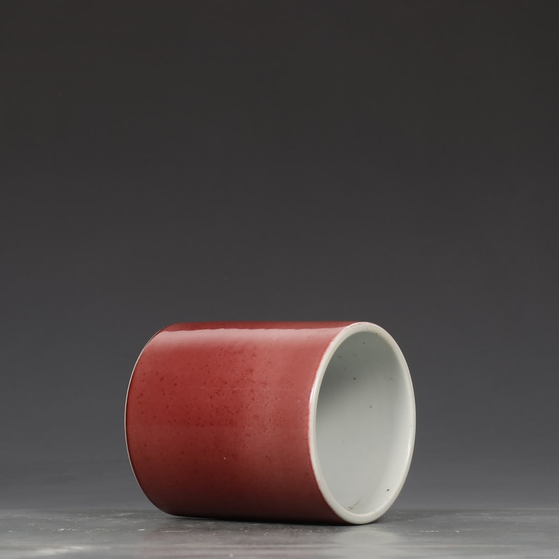 An Exquisite PeachBloom-Glazed Brush Pot - 7