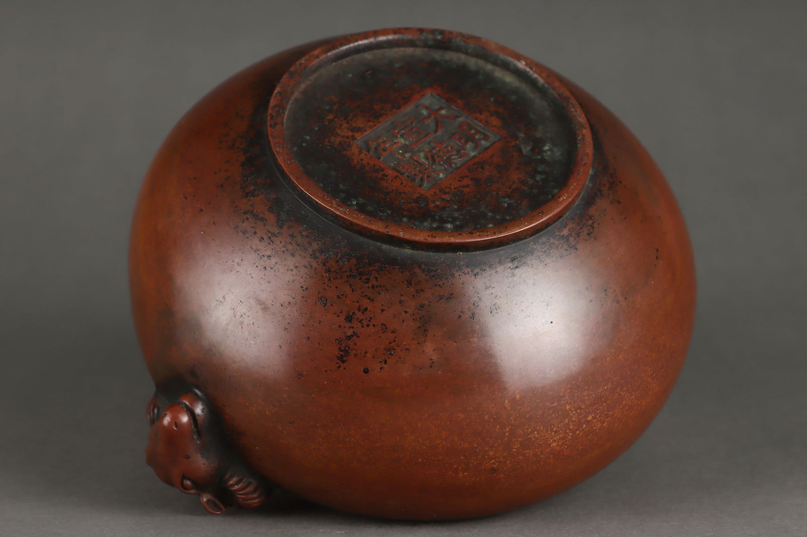 An Exquisite Bronze Double-Ears Censer - 7