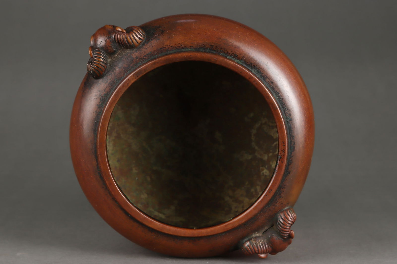 An Exquisite Bronze Double-Ears Censer - 8