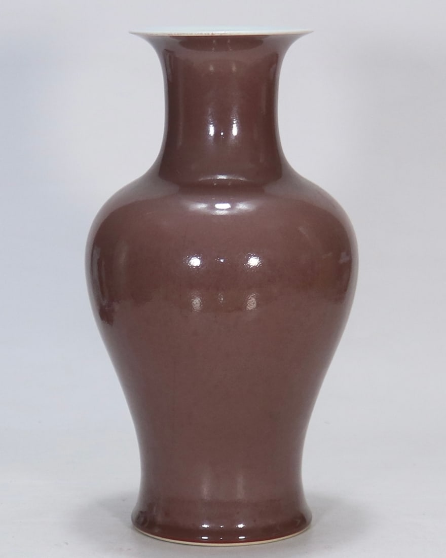 An Exquisite PeachBloom-Glazed Vase - 3