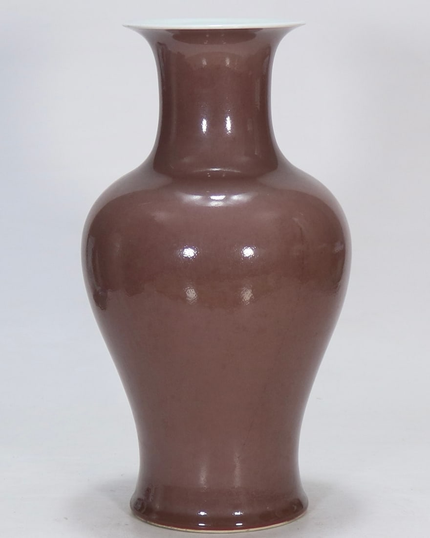 An Exquisite PeachBloom-Glazed Vase - 5