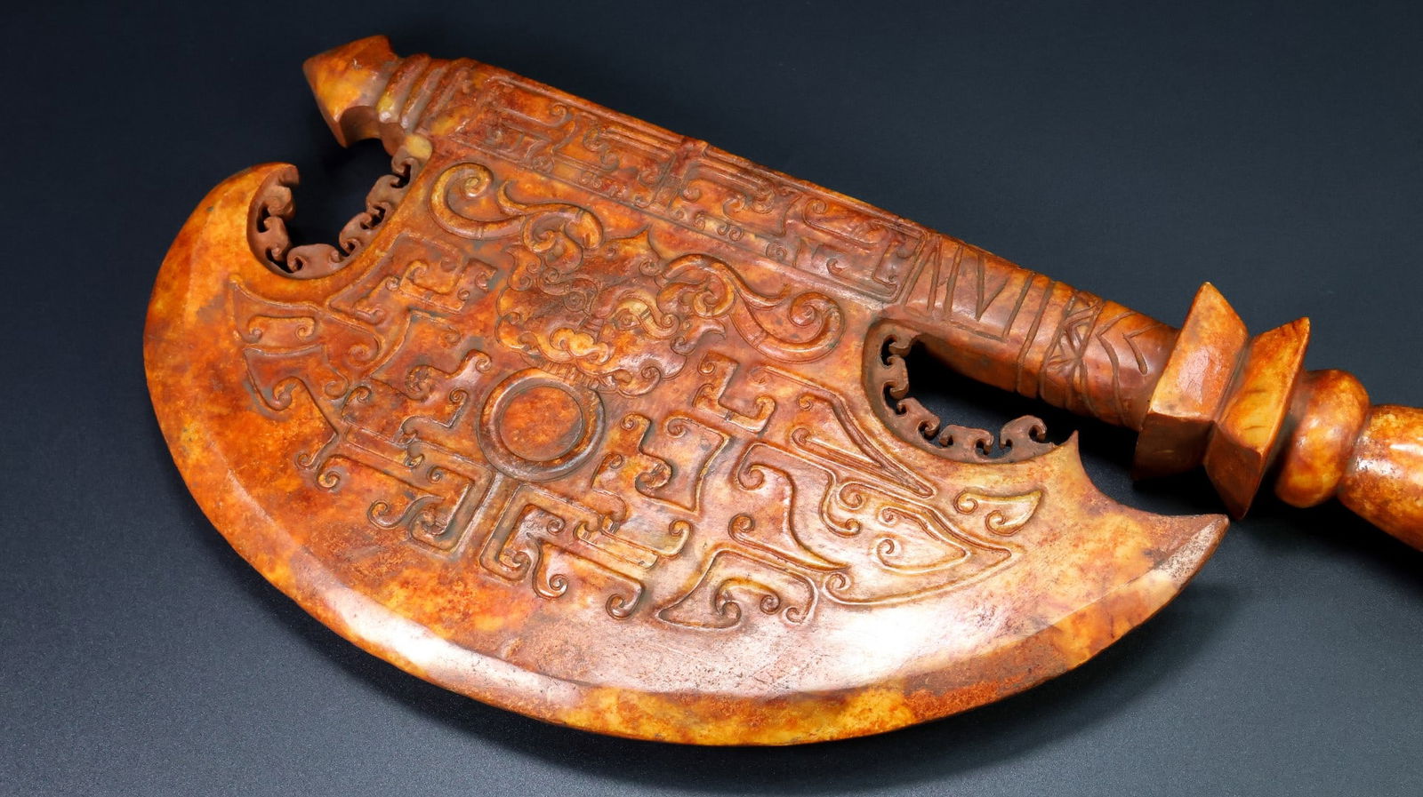 An Exquisite White Jade Auspicious Beast Pattern Ornament - 7