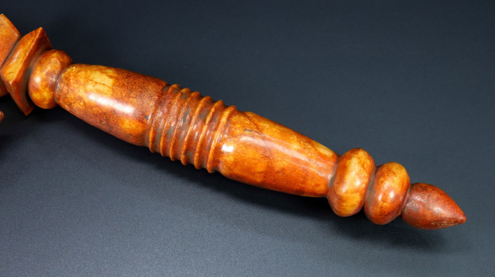 An Exquisite White Jade Auspicious Beast Pattern Ornament - 8