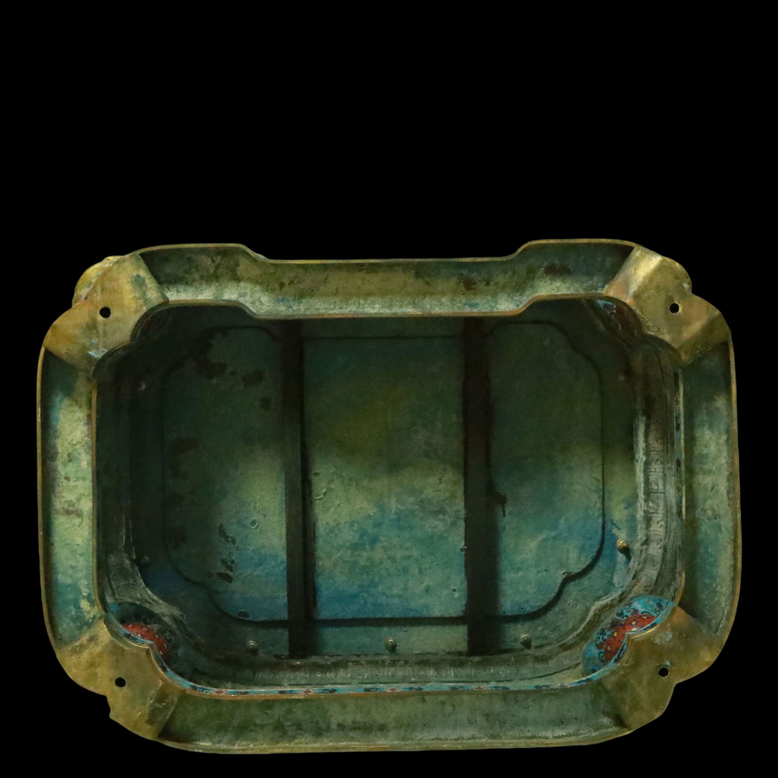 An Exquisite Cloisonne Lotus Pattern Dragon Pattern Beast-Face Pattern Throne - 15