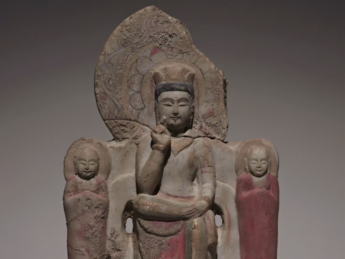 An Exquisite Limestone Buddha Statue - 4