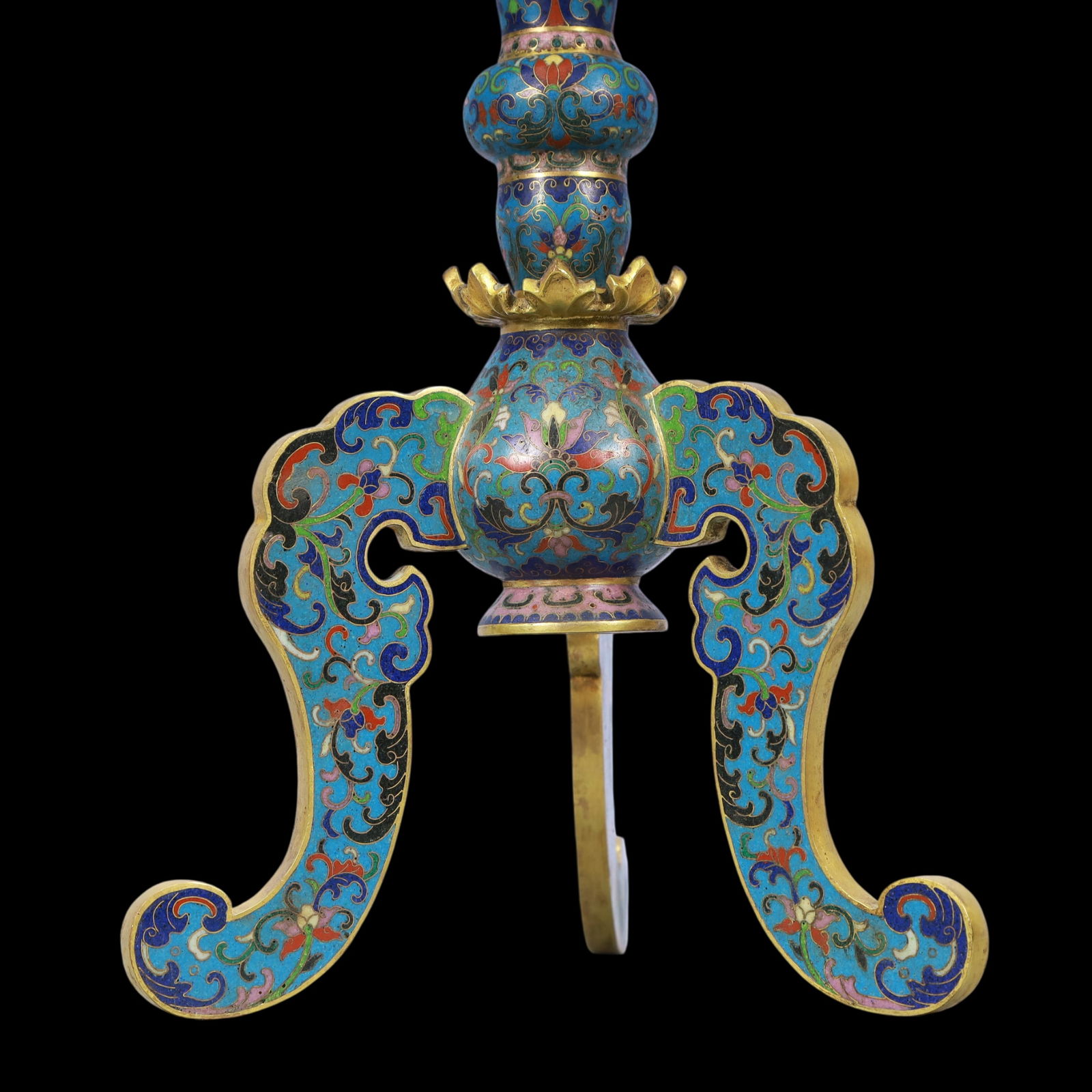 A Exquisite Cloisonne Lotus Pattern Censer - 3
