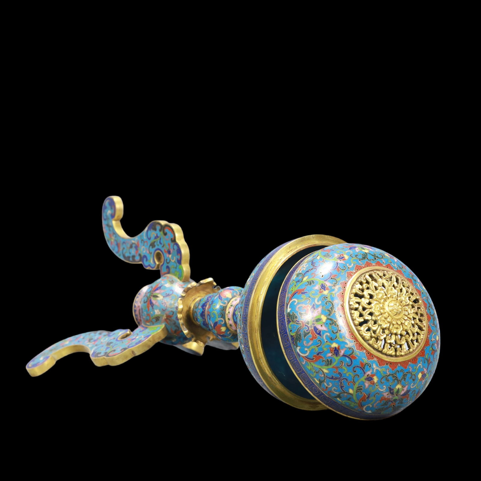 A Exquisite Cloisonne Lotus Pattern Censer - 7