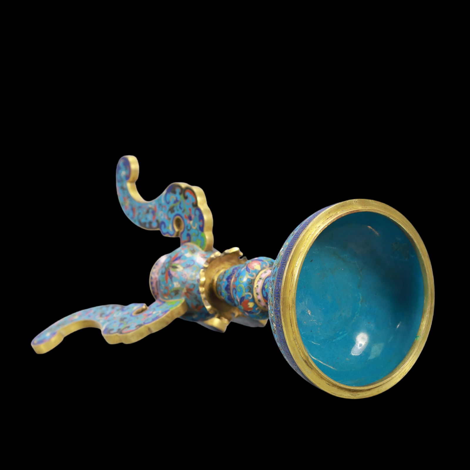 A Exquisite Cloisonne Lotus Pattern Censer - 8